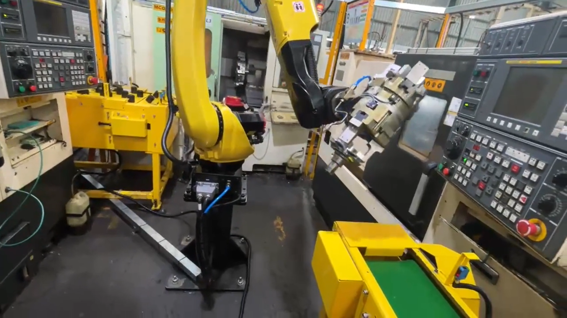Robotic pick and place system for automated assembly line